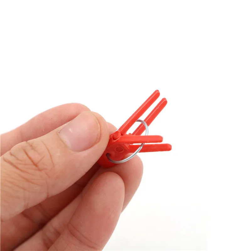 100pcs Plastic grafting clips garden vegetable plants Flat and Round