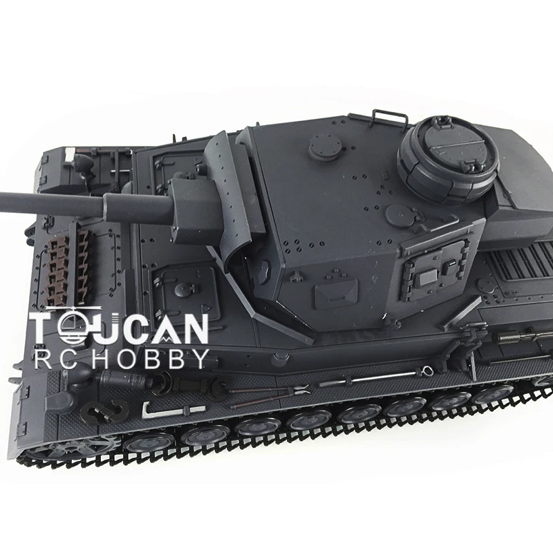 1/16 7.0 2.4G Heng Long Plastic German Panzer IV F2 RTR RC Tank 3859 360° Turret TH17396-SP-SMT4 5