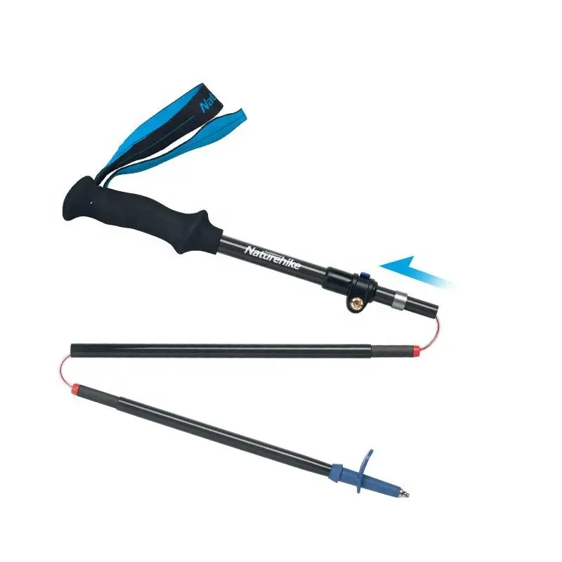 Naturehike ST07 5-Node Ultralight Telescopic Mountaineering Sticks Carbon Fiber Folding Trekking Pole hiking 4