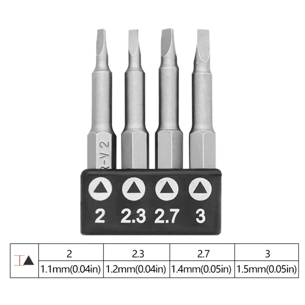 50 mm Länge, speziell geformter Schraubendreher-Satz, U-förmiges Y-Typ-Dreieck, dreieckiges inneres Kreuz, Schraubendreher-Bit, Handwerkzeug – Detail 1