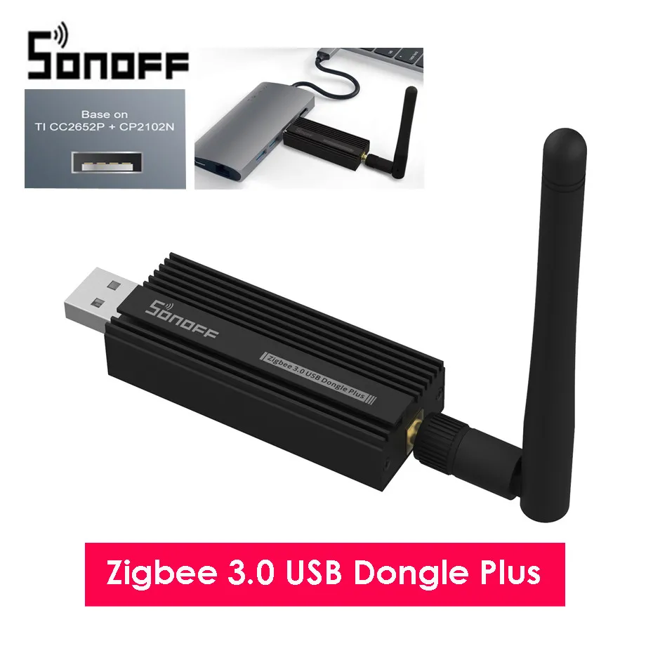 Nowy SONOFF Zigbee 3.0 klucz USB Plus bezprzewodowa bramka Zigbee