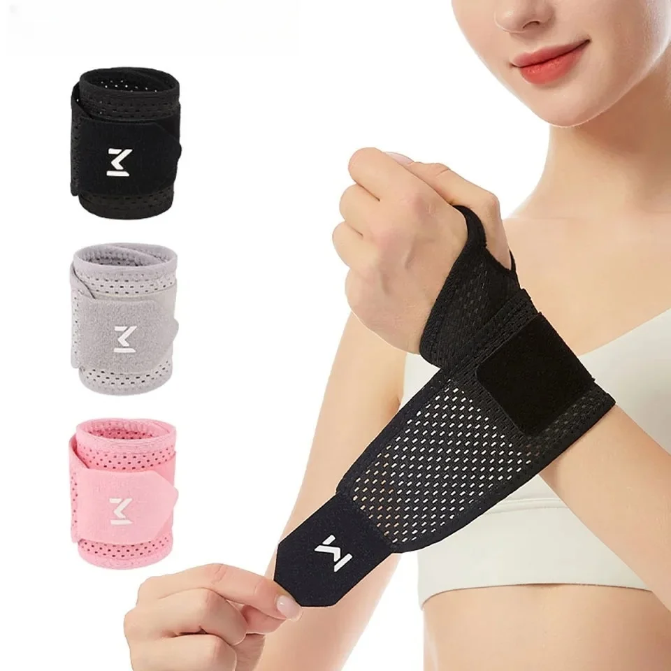 Wrist Support Brace Breathable Wrist Support Brace for Gym/Work Adjustable Compression Sleeve Arthritis & Carpal Tunnel Relief Sports Injury Pre
