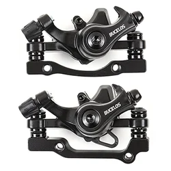 BUCKLOS Aluminum Alloy Mechanical Disc Brake Caliper, 160mm Line - Pull (Front - Rear Calipers)