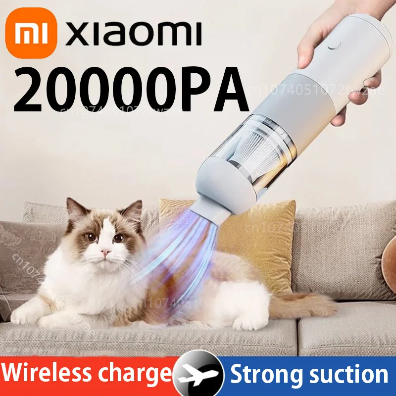 Xiaomi 20000PA Wireless New Car Vacuum Cleaner Portable Mini Handheld Vacuum Cleaner Smart Home Car Dual-purpose Mi Dust Catcher