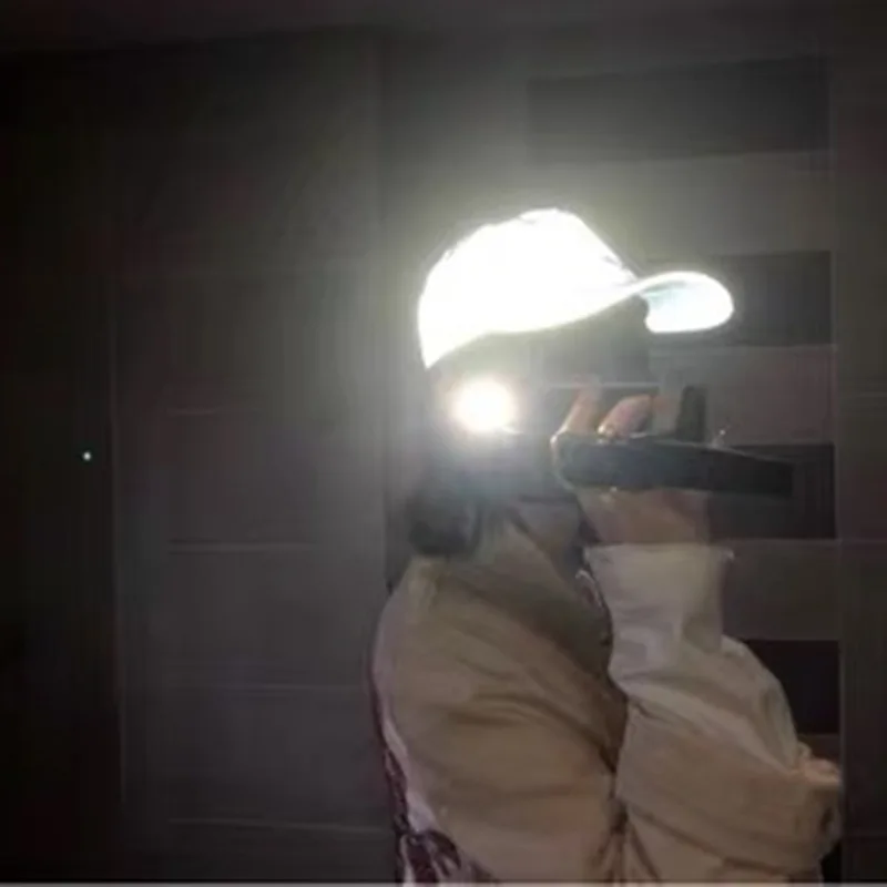 2022 New Outdoor Sports Club Party Silver Grey Reflective Luminous Fishing Caps Adult Reflective Baseball Cap Gorras De Béisbol