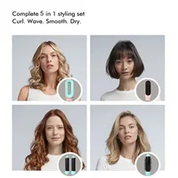 5 en 1 Multi Styler nouveau Design sèche-cheveux pour cheveux 5 en 1 styler avec baril de friser brosse à Air chaud outil de coiffure MultiStyler 2