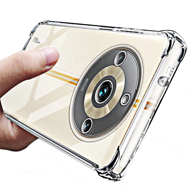 Phone Case for Realme 11 Pro Plus Case Transparent 10 Pro+ Back Cover on Realme 11 10 Pro C55 C35 C30 C31 C33 Gt 3 Neo 5 Se 240W