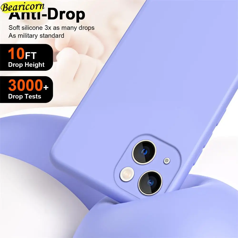 Anti-Drop, Soft Silicone Dustproof and Anti-Scratch Phone case