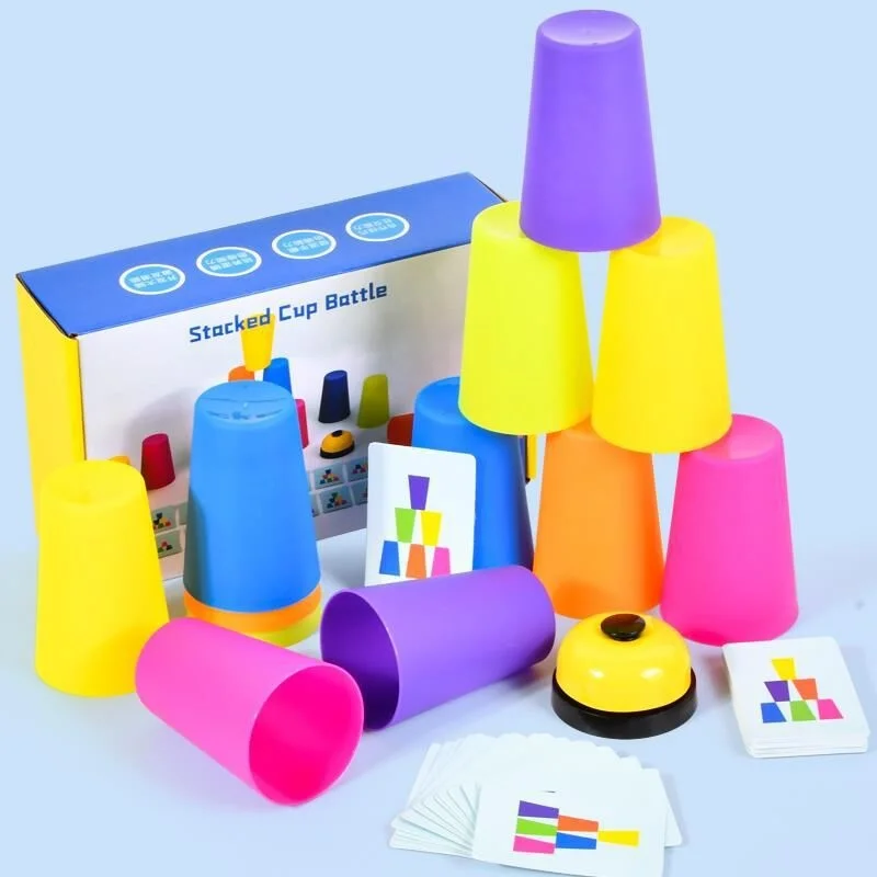 Stacking Cup Toys Stacking Cups Parent child Interactive Party Game