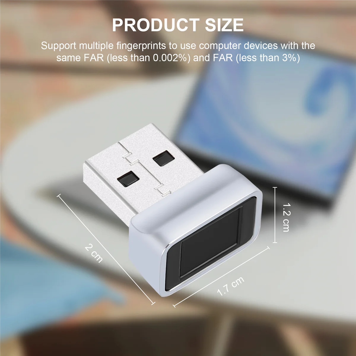 

USB Fingerprint Reader for Windows Security Key Biometric Fingerprint Scanner Sensor Module for Instant Contact