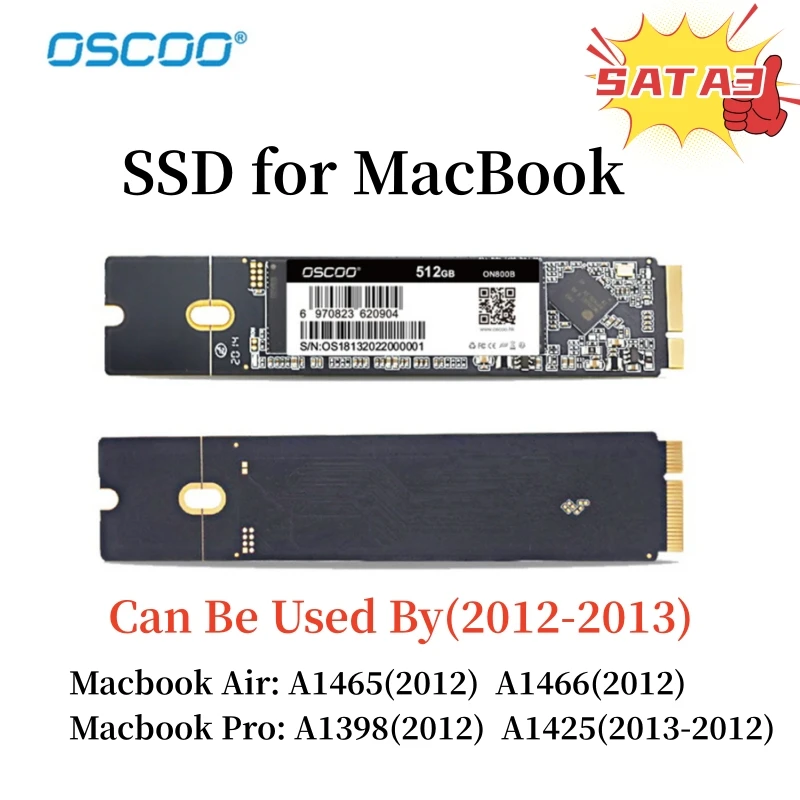MacBook 13インチ　A1466 オフィス　SSD Mid 2012 Ssd Drive For Macbook Air Mid 2012 A1466 Ssd Original