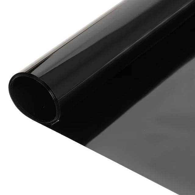 50*300CM Black Car Window Film 5%/20%/35%/50%/70% VLT Window Tinting Glass Shading Sticker Summer UV Protector Auto Accessories 4