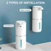 Automatic Soap Dispenser Touchless Foaming Soap Dispenser 380ml USB Rechargeable Electric 4 Level Adjustable Foam Soap Dispenser 6
