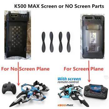 K500 MAX RC Aereo Aereo Aereo Pezzi di ricambio 3.7V 500Mah Batteria Elica K500 MAX K500MAX Accessori di ricambio per telecomando