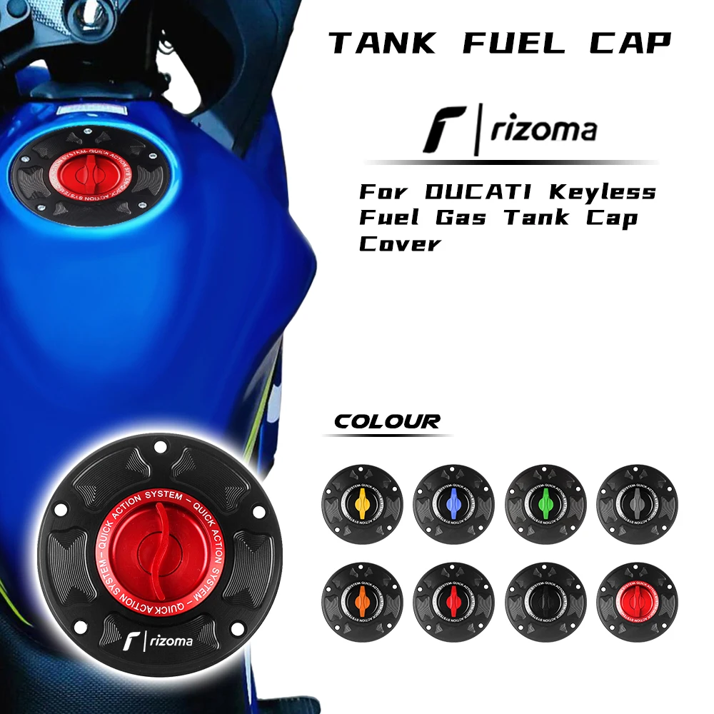 

Panigale V4/S/R Motorcycle Fuel Tank Cap For DUCATI Panigale V2 2020-2022 899 959 1199 1299 Accessories Keyless Gas Tank Cover