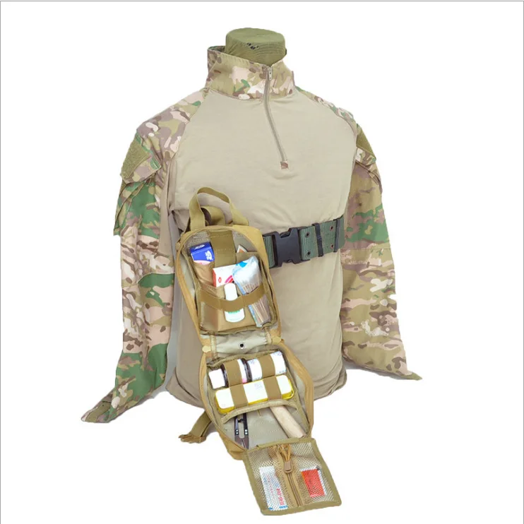 Molle Molle Pouch Camping Survival First Aid Kit Waist Bag Tactical Medical Pack Emergency Outdoor Hunting Travel Backpack
