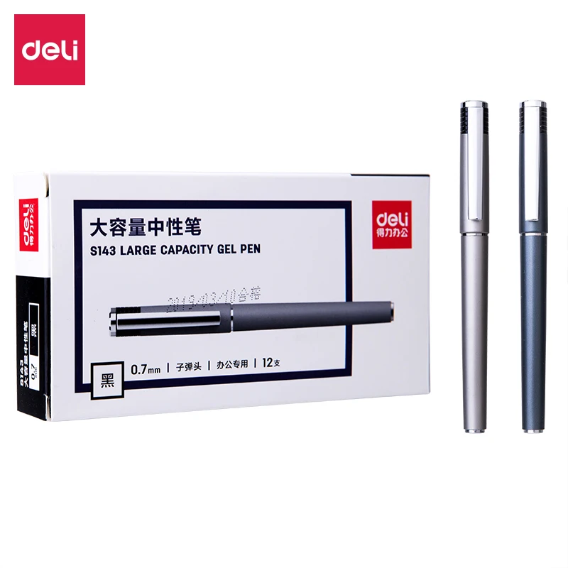 

0.7mm/1.0mm Black Ink Large Capacity Gel Pen Office Pen High-quality Pen Signing Pen Office Supplies Stationery For Writing