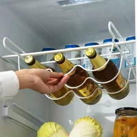 Kitchen Supplies Refrigerator Organizer Rack Inside Shelf Beer Wine Bottle Holder Rack Kitchen Storage Shelves Accessories Tools 1
