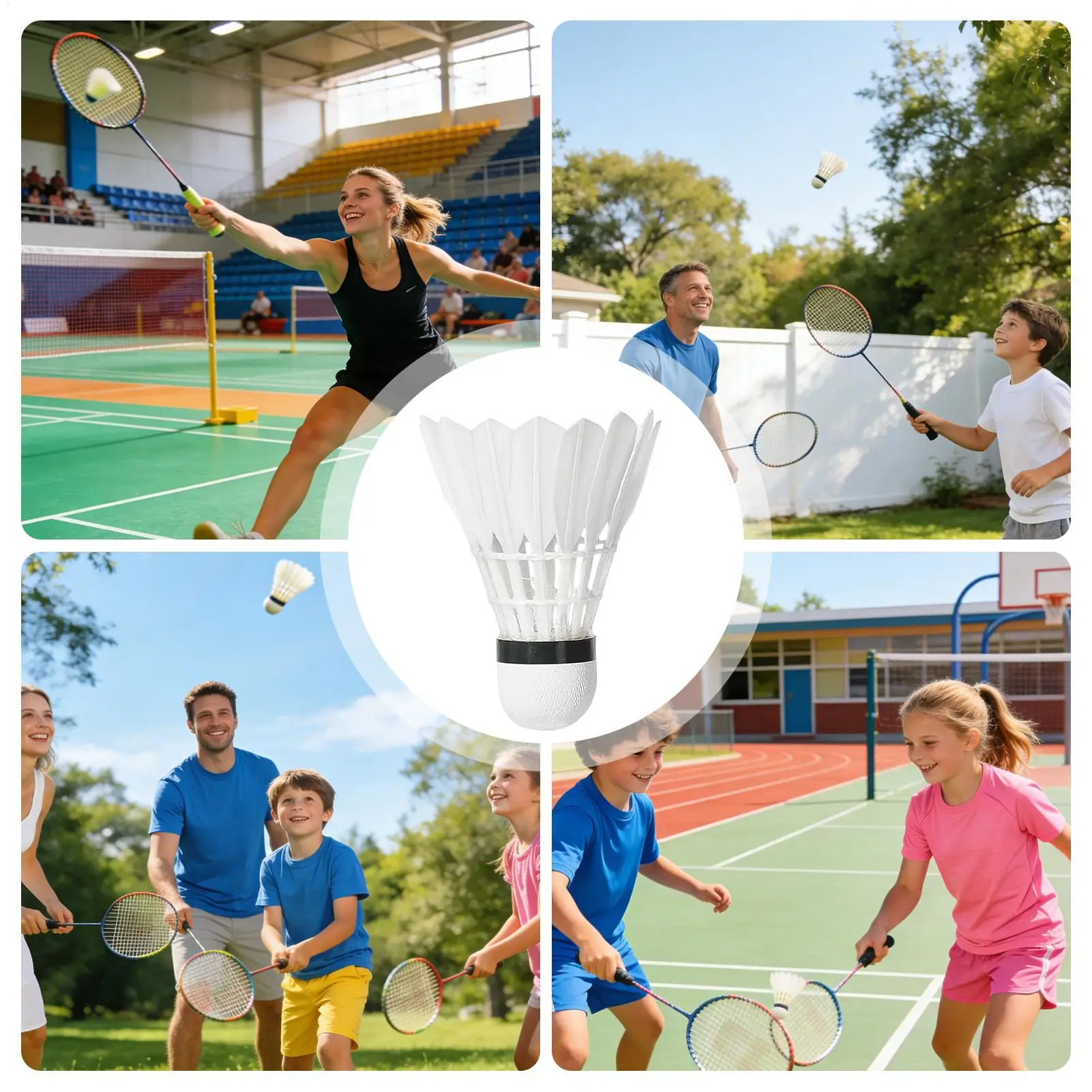 Durable Nylon Badminton Shuttlecocks For Indoor And Outdoor Play_voghion.com