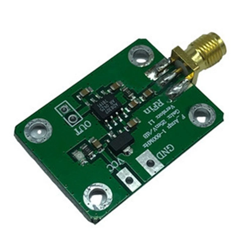 RF Power Meter AD8307 RF Power Meter Logarithmic Detector Power Detection 1-600MHz RF Detector Meter