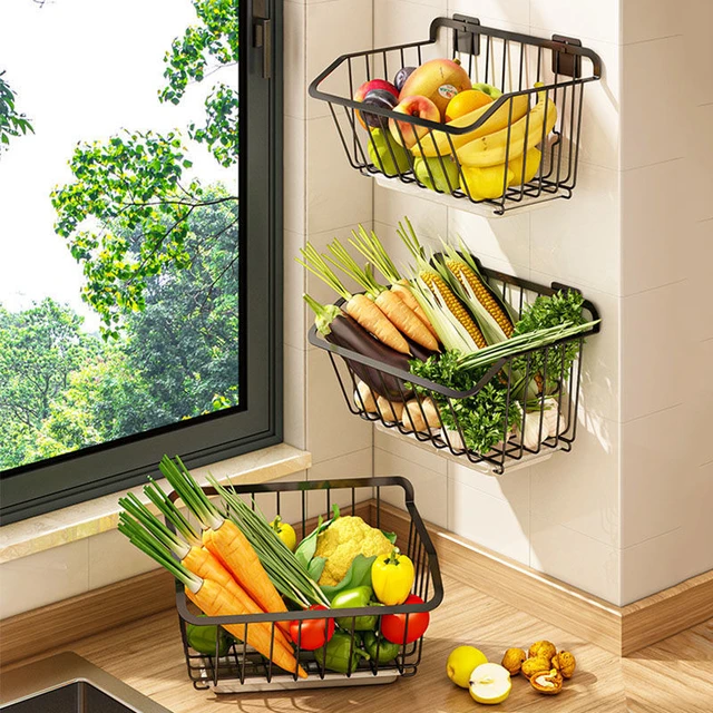 Étagère fruit et légume, Range légumes mural