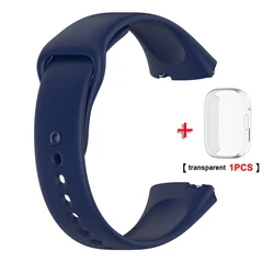 Enhanced Silicone Watch Strap Replacement - Versatile and Comfortable Bracelet for Redmi Watch 3 Lite (Deep blue)
