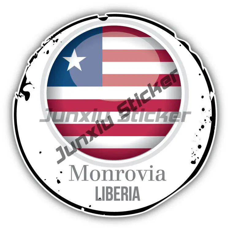 Рисунок 3 - Драпийская виниловая наклейка Monrovia флаг Либерии
