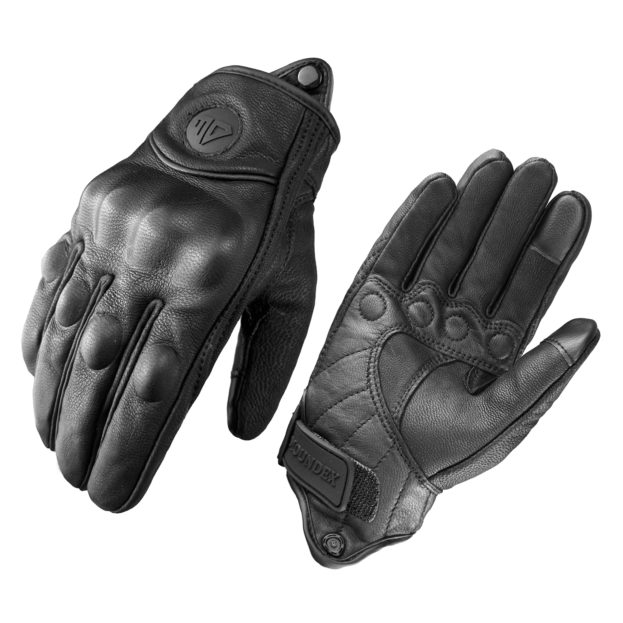 Motorcycle Summer Breathable Genuine Leather Tactical Racing Gloves