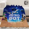 3D game ASTRO BOT Cartoon printed blanket Picnic blanket Warm Flannel blankets Home bed linings blankets for beds Birthday Gift 2