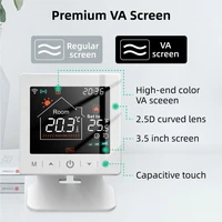 Smart home Wifi thermostat tuya RF wireless gas boiler heating programmable room temperature remote controller with alexa google - Image 5
