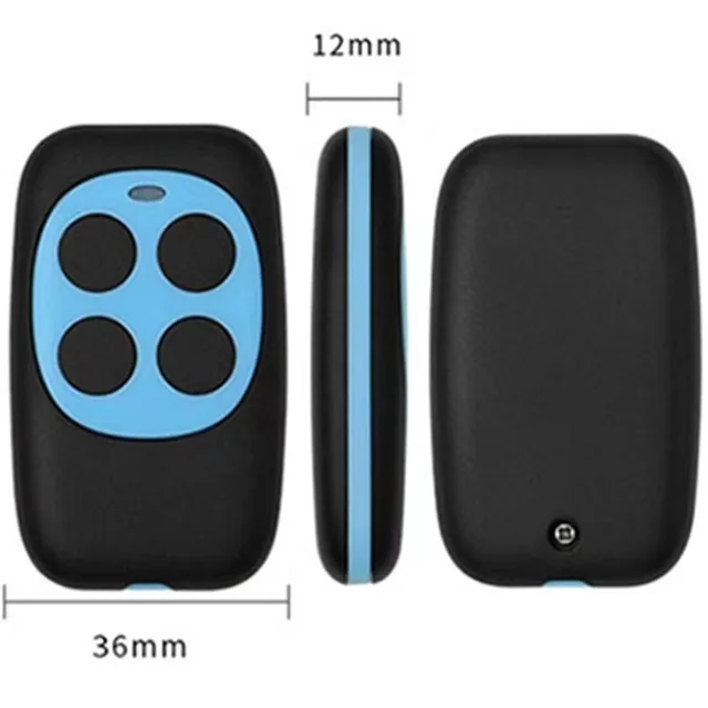 433Mhz 4 Keys Colorful Remote Control RF Wireless Copy Code Remote Electric Cloning Gate Garage Door Auto Keychain for Home 4