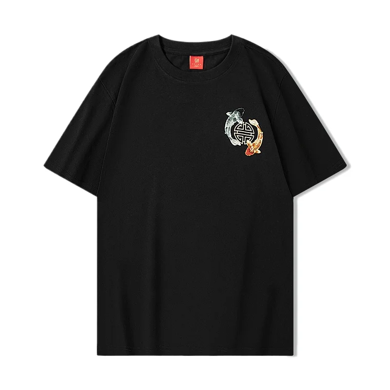 【SALE】SUMMER LOVERS LOOSE FIT EMBROIDERED T-SHIRT Summer Lovers Loose Fit Embroidered T-Shirt