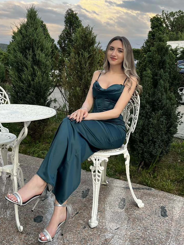 Wedding Guest Dress Women 2023 Bodycon Satin Maxi Dress