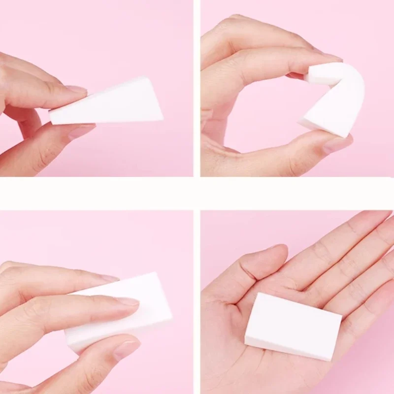 20/50pcs White Soft Makeup Sponge Face Foundation Concealer BB Cream Powder Blend Smearing Triangle Puff Cosmetic Tool 6