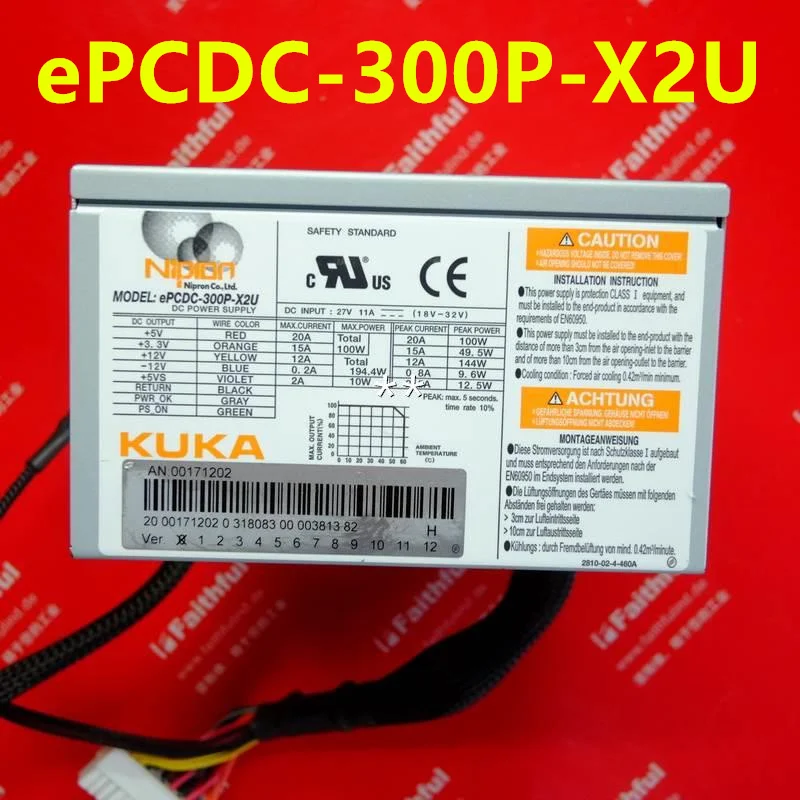 거의 새로운 오리지널 전원 공급 장치, KUKA KPC4 DC 300W, ePCDC-300P-X2U 00-171-202 00171202