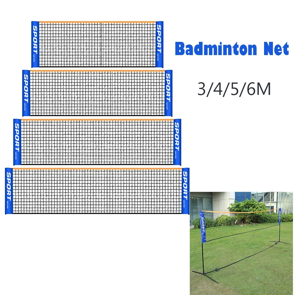 New Professional Training Square Mesh Standard Badminton Net 