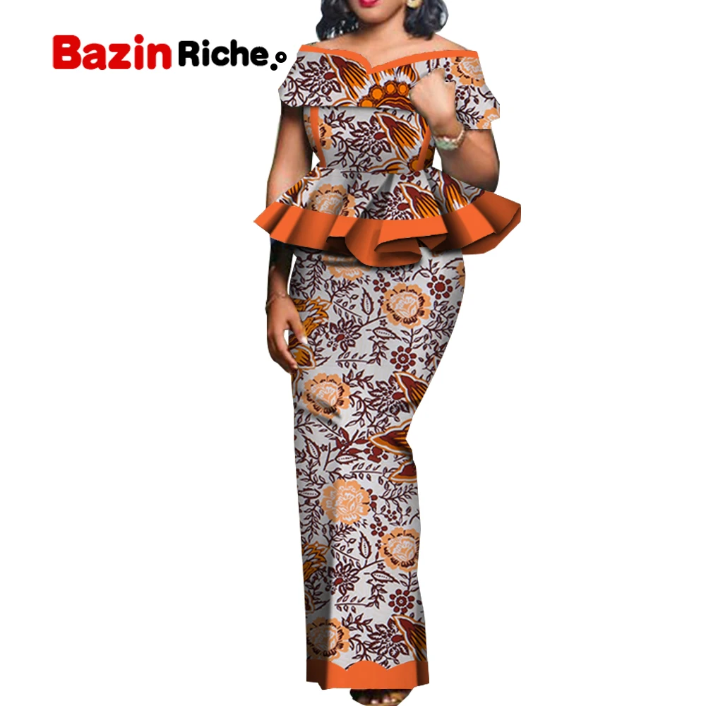 SALE!!! Party African Dress Women Skirt Sets Traditional 2 Pieces Suits Custom Made Dashiki Tops and Skirts Plus Size Clothing main image 0