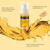Turmeric Mousse Cleanser Face Cleaning Shrink Pores Oil Control Dull Skin Brightening Hydrated Facial Contour Foaming Cleanser 3