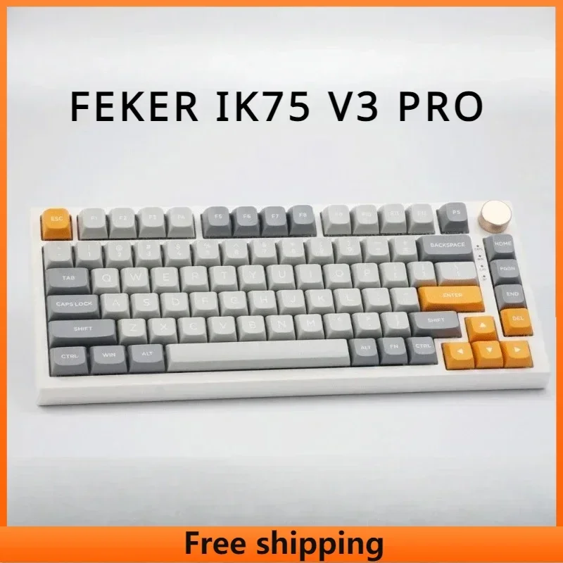 FEKERIK75V3PROBluetooth24GMechanicalKeyboardWiredWireless