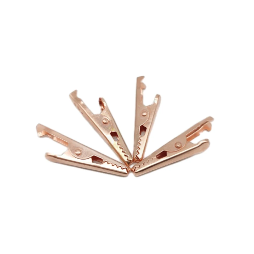 35mm Auto Battery Alligator Clip Pure Copper Crocodile Electrical Clamps Testing Probe Meter Boot 10PCS