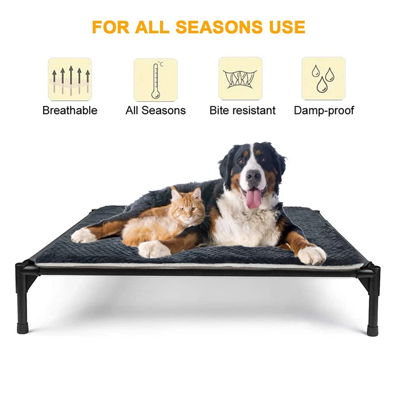 New Dog And Cat Sleeping Mat Super Soft Dog And Cat Pet Blanket Flannel Autumn/Winter Cold Warm Mat Pet Supplies Washable