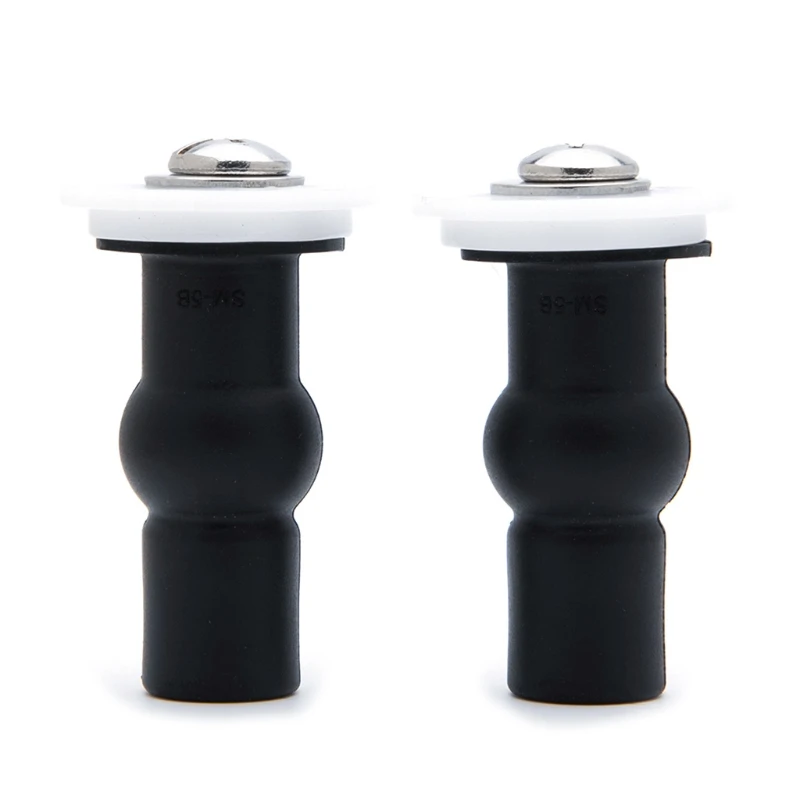 LXAF Toilet for Seat Fixing Screw Bolts Universal Toilet Lid Screws for Securing The Seat Onto The Bowl（2 P