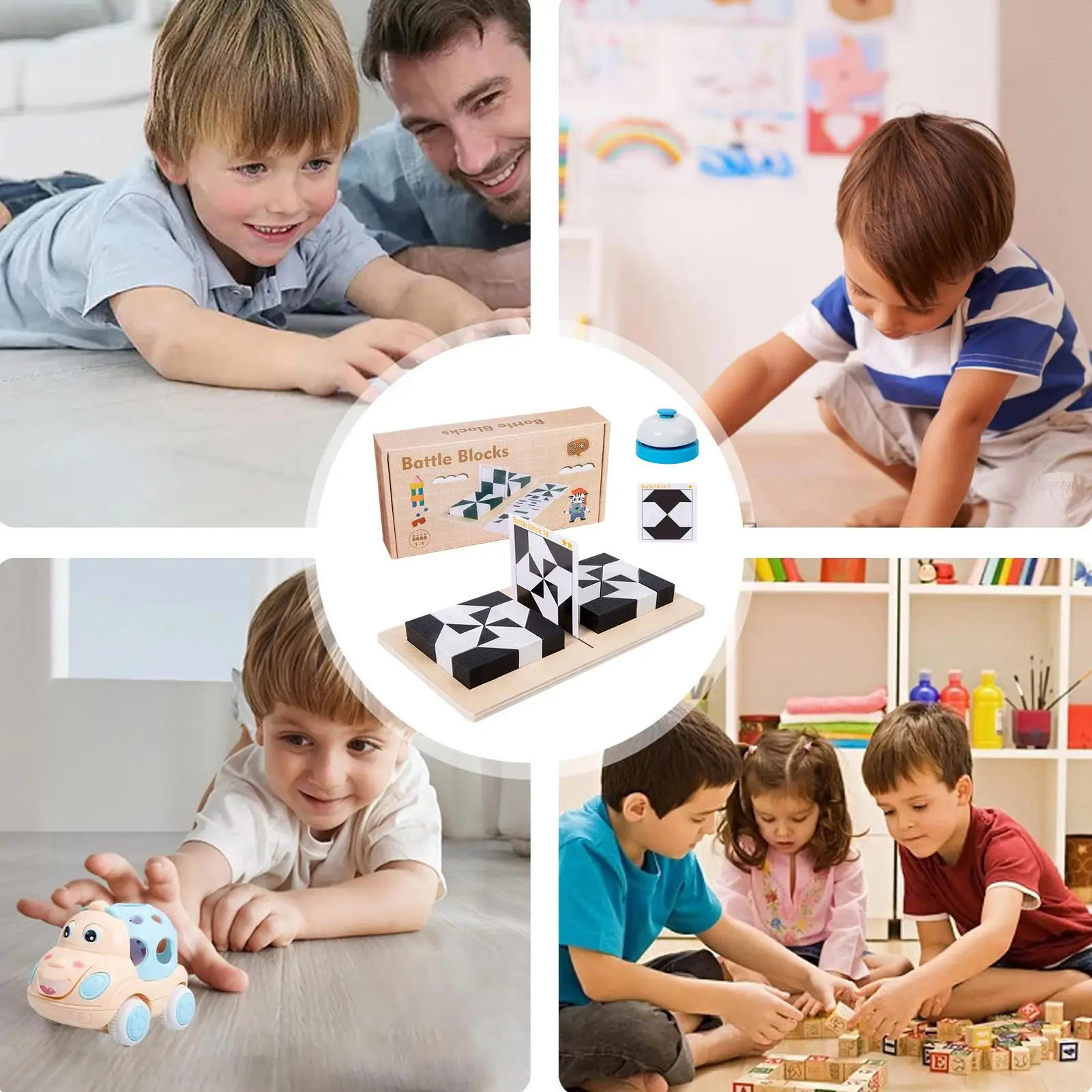 Geometric Puzzle Challenge Interactive Board Game