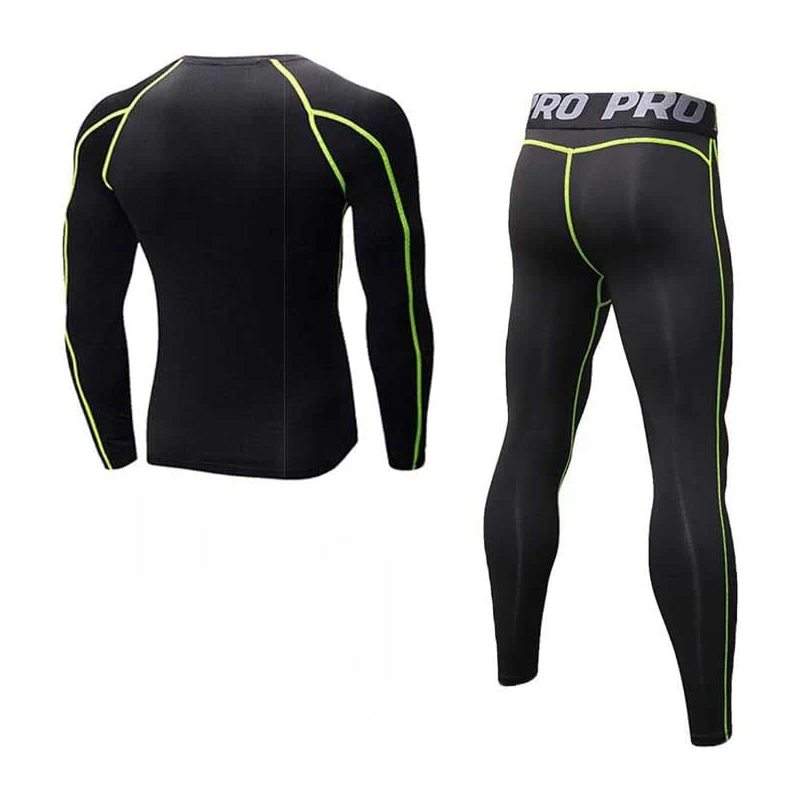 Thermal Underwear for Men Base Layer Men Thermal Shirt and Bottoms Sports Long Johns Mens Thermal Underwear Set Compression Set - 2