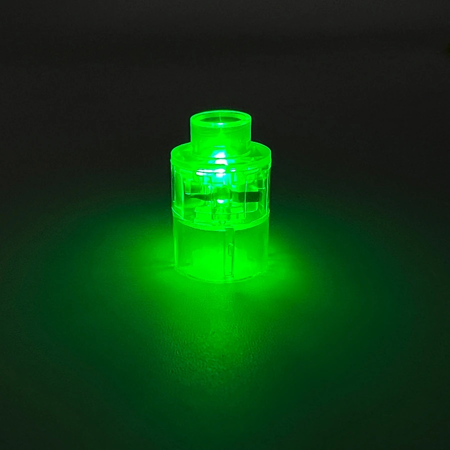 5Pcs Big Size Round LED Light Brick Luminous Lamp Accessories Flash Building Block Xmas Toy Lights Compatible With Leduo Brand