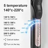 Multifunctional Cool Airflow Styler Professional 2 In 1 Hair Straightener And Curler Ptc Fast Heating Cool Air Hair Flat Irons 4