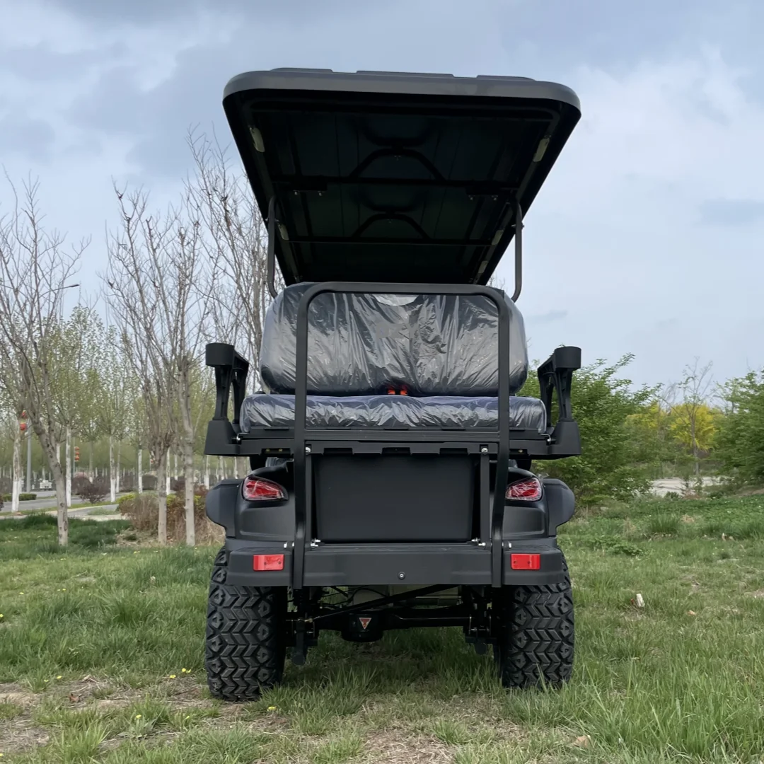 4+2 Seaters New Design Lead Battery Lithium Battery Electric Golf Cart Made in China New energy electric off-road vehicle