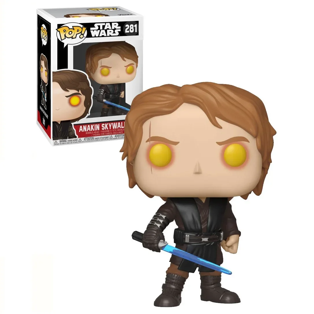Funko Pop Star Wars Dark Anakin Skywalker 281 # Vinyl Action Figures Collection Model Giocattoli Per Bambini