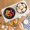 Household  Electric 3 in 1 Breakfast Machine Bread Toaster Oven Omelette Frying Pan Hot Pot Boiler Food Steamer Pasta Cooker EU 4