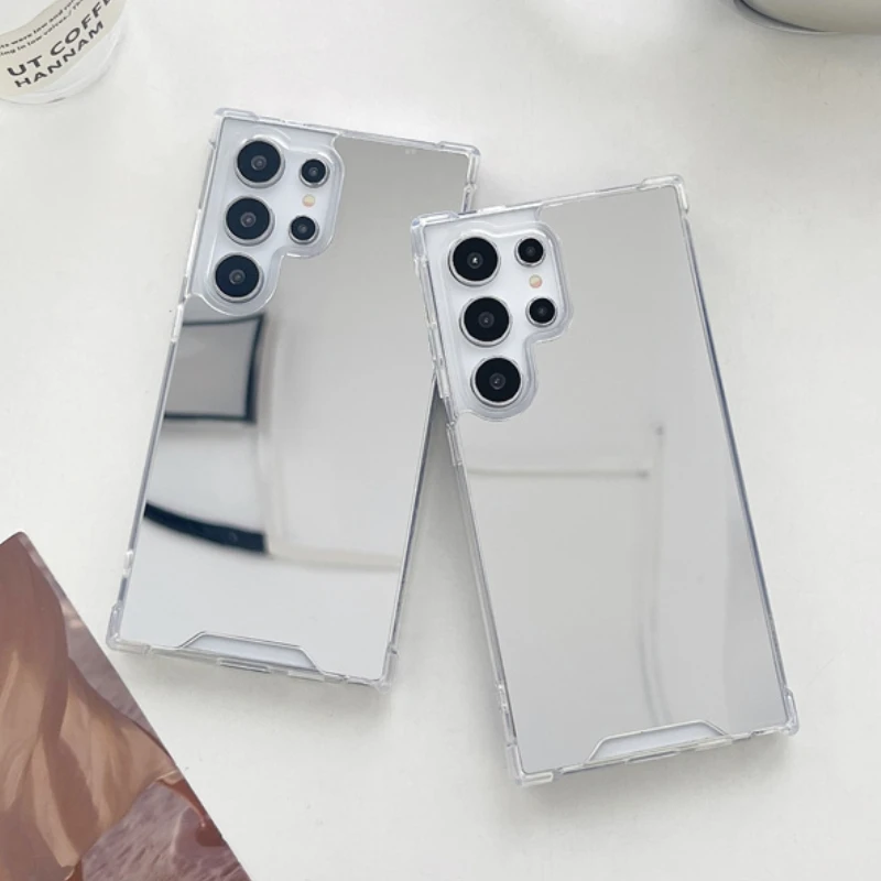 Mirror Acrylic Hard PC Back Cover Case - Stylish and Durable Protection